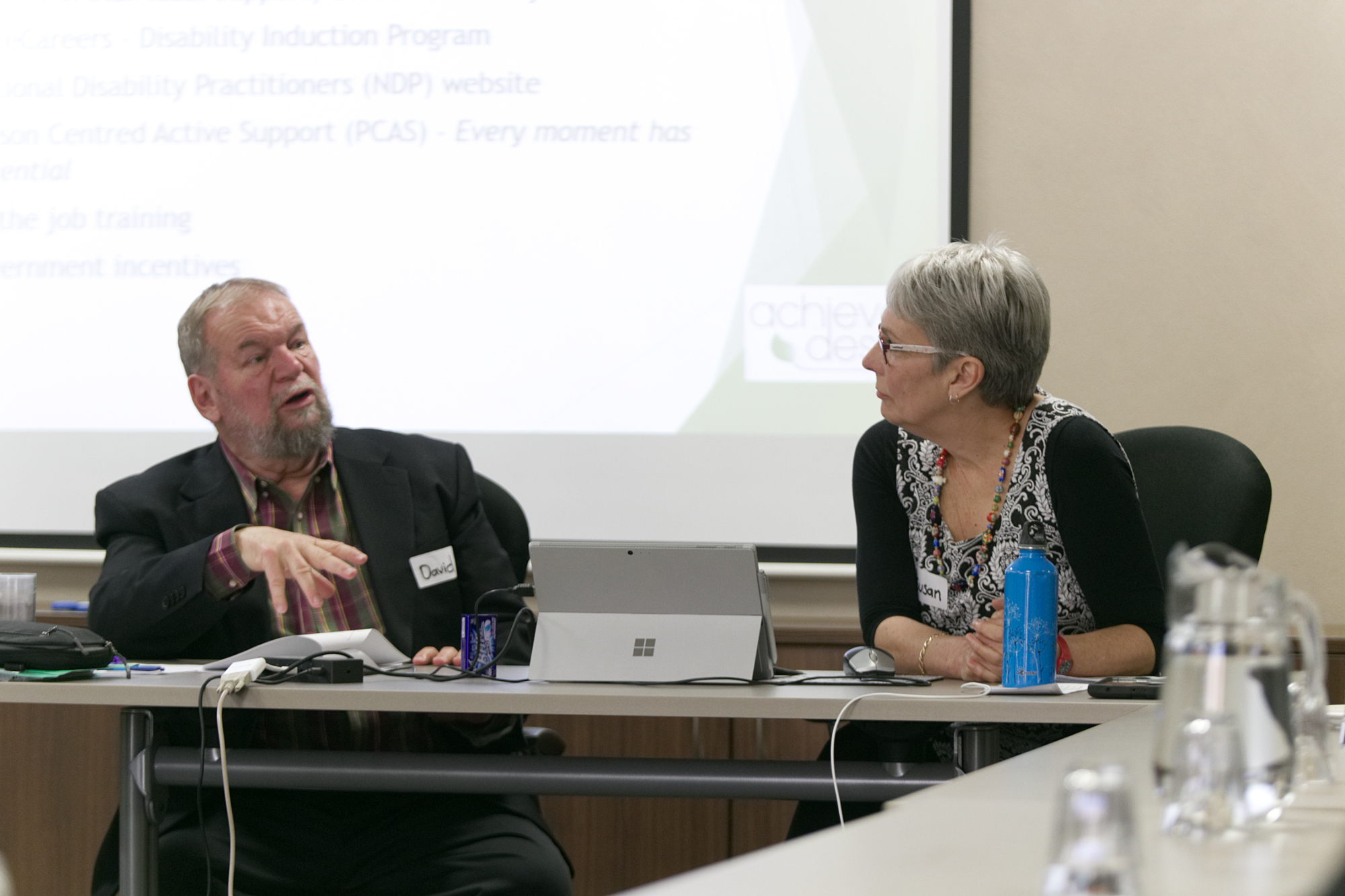 David Hill and Susan Beaumont