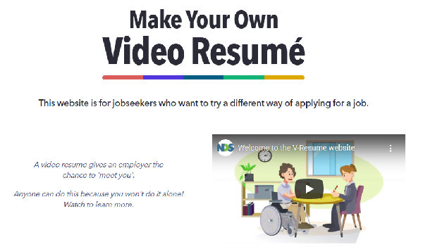 vresume homepage